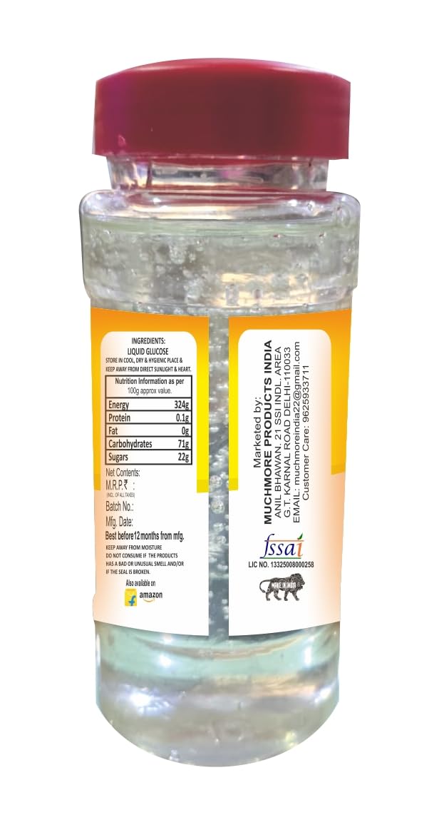 Muchmore Liquid Glucose (Syrup) for Making Cake and ice Cream (300gm)