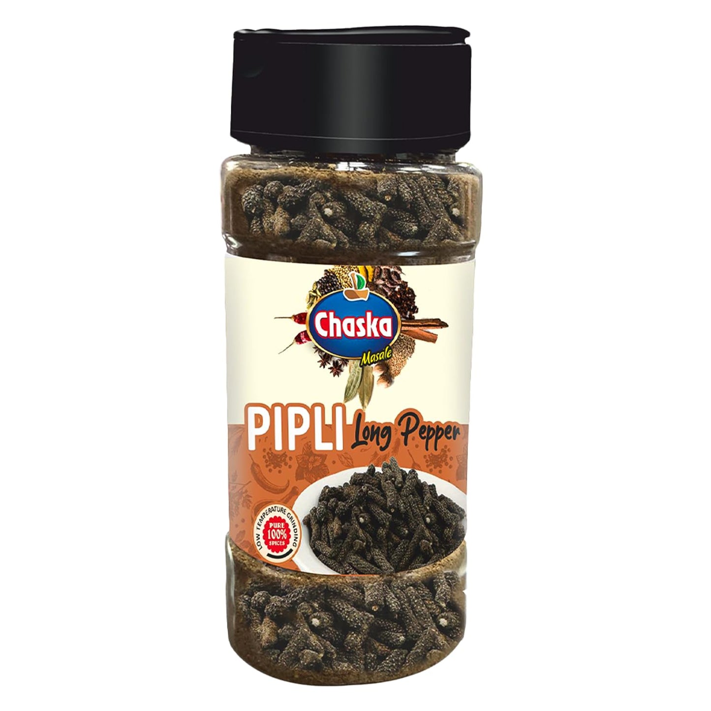 Chaska masale Long Pepper 50 Gr - Pipal badi - Pippali - Pipali - Peepali - Pimpali - Pippilli - Pippalu - Hippali - Piper Longum