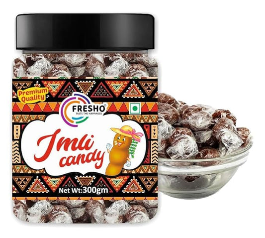 FRESHO Imli Candy (Khatti, Methi Imli Tamarind Twist Candy), 300g (Jar)
