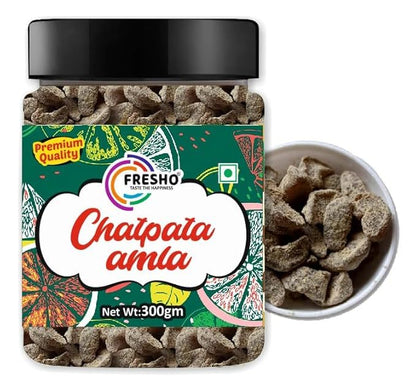 FRESHO Chatpata Amla Candy 300g (Salted & Spicy Indian Gooseberry), Boosts Immunity and Digestion