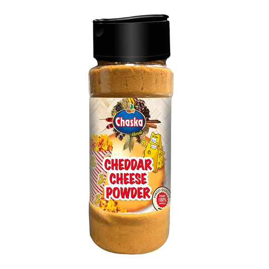 Chaska masale Cheddar Cheese Powder for Popcorn, Pasta, Pizza, Nachos & Fries | Popcorn & Cheese Seasoning Powder