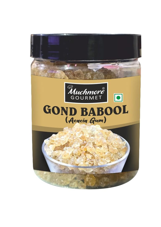 Muchmore Babul Gond Gum - Kikar Gond - Babool Gond - Acacia arabica Willd (300gm)