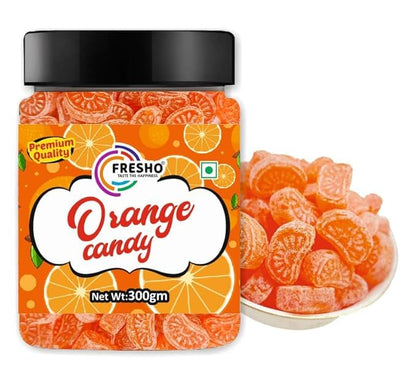 FRESHO Orange Candy (Narangi Goli), 300g