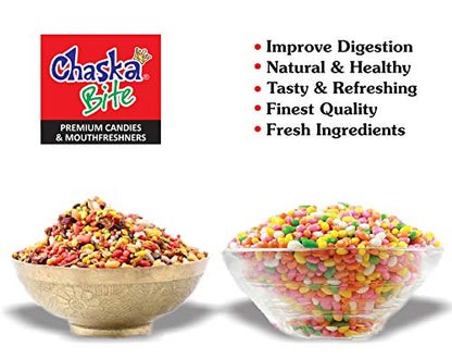 Chaska Bite|Mouth Freshner|Saunf|Mukhwas|Fennel Seeds|Elaichi|Sweet|Pack of 2|200gm x 2