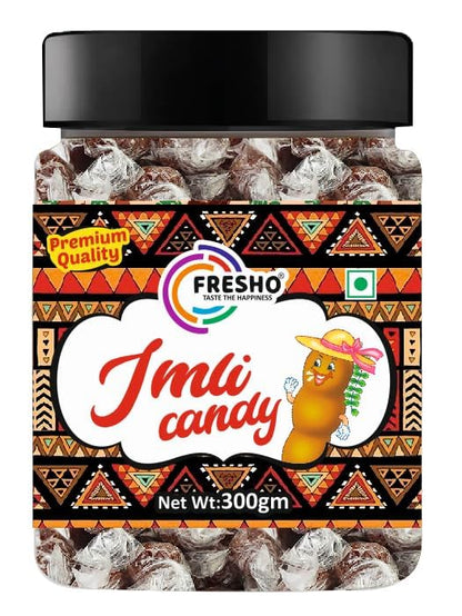 FRESHO Imli Candy (Khatti, Methi Imli Tamarind Twist Candy), 300g (Jar)