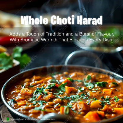 Chaska Masale Choti Harad, Kali Harad, Desi Black Himej (50 Grams), Myrobalan, Terminalia Chebula 50g