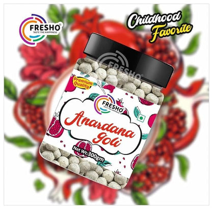 FRESHO Pachak Anardana Goli Churan [Mouth Freshener, Digestive,After-Meal,Mukhwas](300 g (Jar)