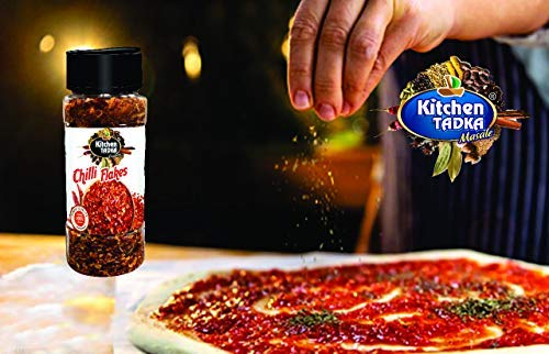 Kitchen Tadka-|Italian|Oregano|Chilli Flakes|Pizza|Pasta|Seasoning|Powder|Herbs Mix|Combo Pack of 3|Dispenser pack Bottle|100gm Each