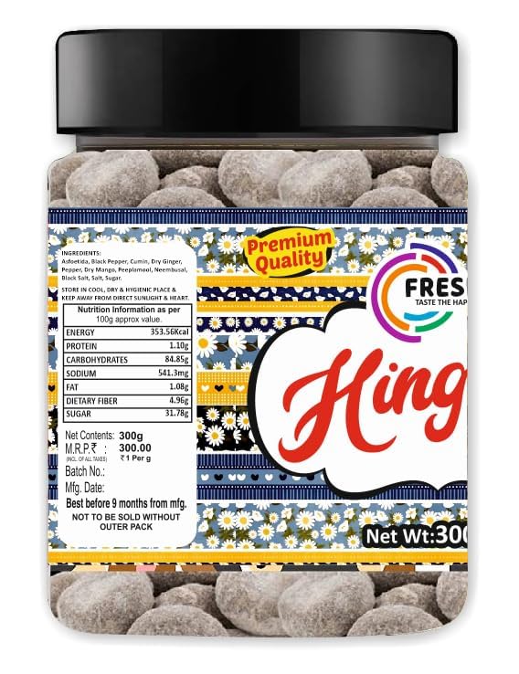 FRESHO Hing Peda (Pachak Hing Peda Churan Mukhwas) - Good for Digestion, 300g