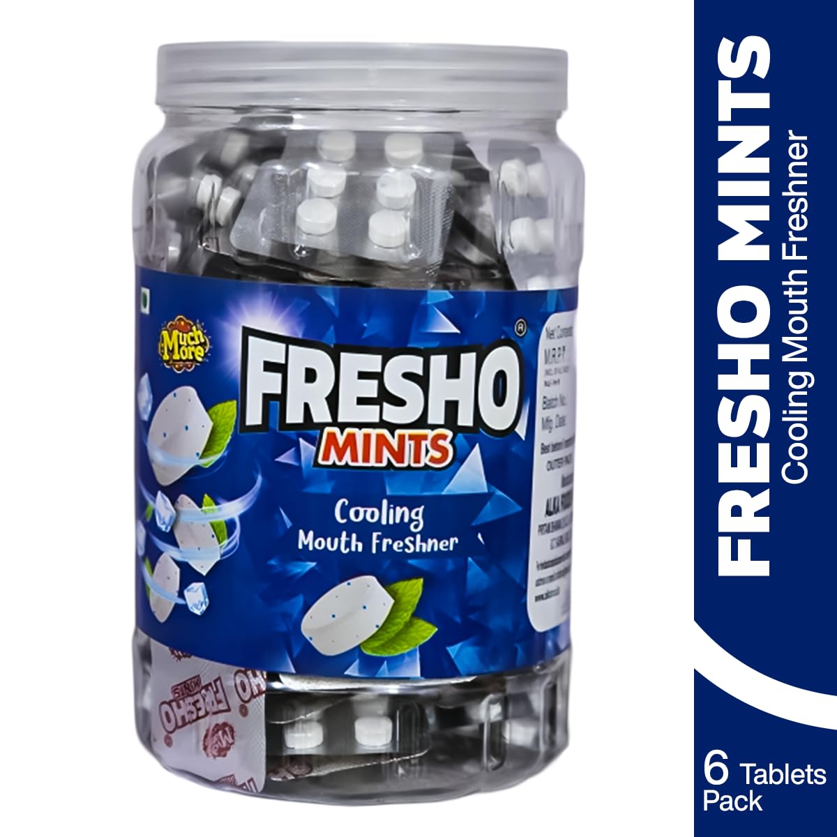 FRESHO Mints Coolmint Fresh Mouth Freshener | Long-Lasting Cool Mint Flavour | Instant Mouth Refreshing Strips | Pocket-Friendly & Travel-Friendly Pack (100 Strips)