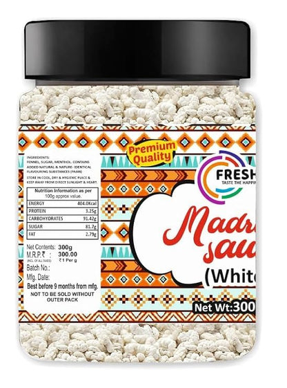 FRESHO WHITE SAUNF Madrasi Saunf (300 gm)