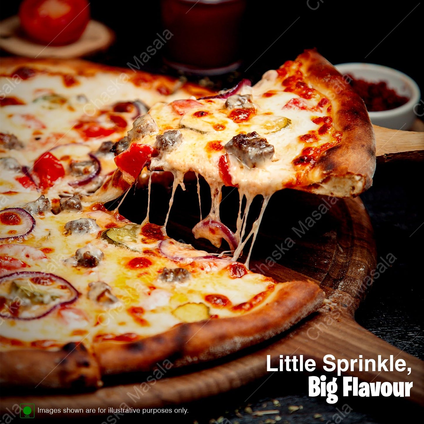 Chaska masale Italian Seasoning | Pizza & Pasta Seasoning | Vegan | Fresh & Flavourful | Zero added Colours, Fillers, Additives & Preservatives 100g