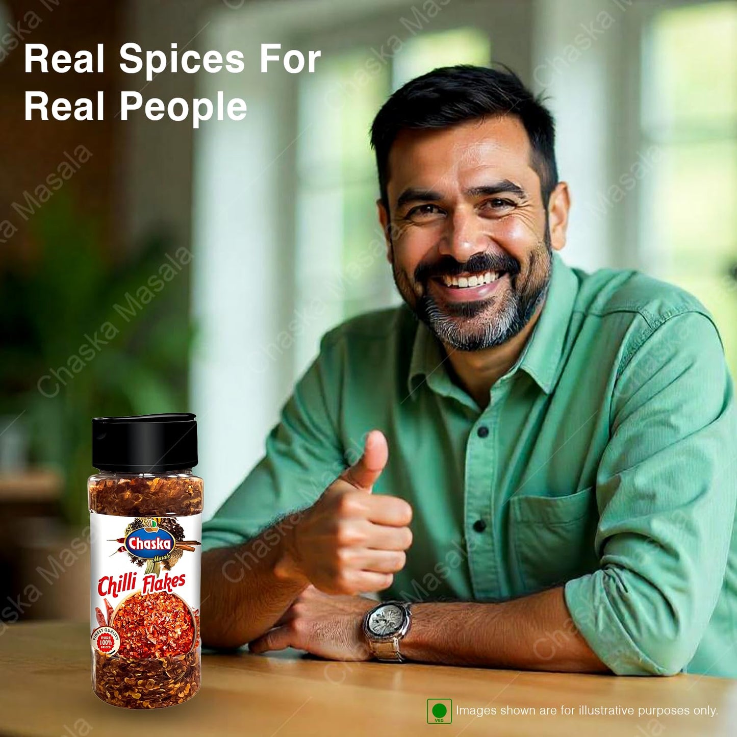 Chaska MasaleTadka|Red Chilli Flakes|Seasoning|Best for Pizza/Pasta/Italian Dishes|No Preservative|No Artificial Colour|Gluten Free|100gm
