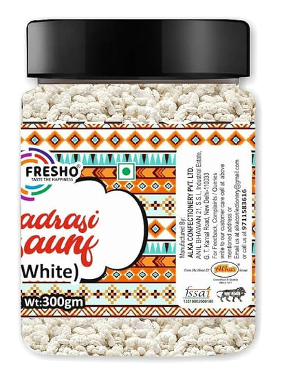 FRESHO WHITE SAUNF Madrasi Saunf (300 gm)