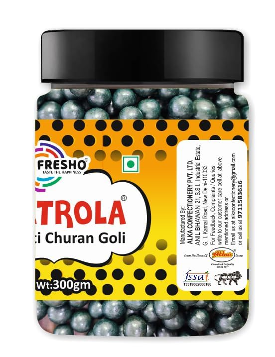 FRESHO Chatrola chatpati churan goli Sweet and sour Mouth Freshener (300 g) amchoor Candy