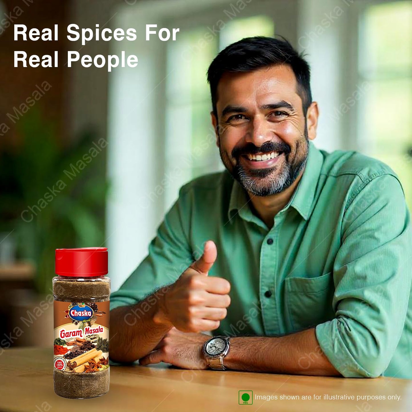 Garam Masala Powder with Natural Oils, 100g,Rich Aroma & Flavour