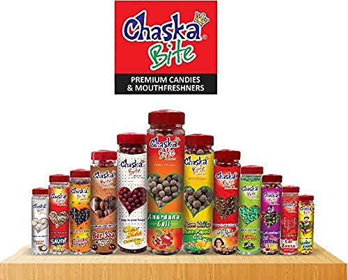 Chaska Bite|Mouth Freshner|Mukhwas|Saunf Covered with Pepper Mint|250gm