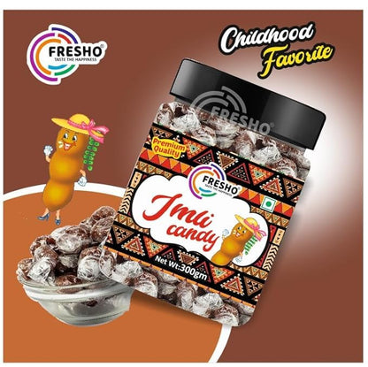 FRESHO Imli Candy (Khatti, Methi Imli Tamarind Twist Candy), 300g (Jar)
