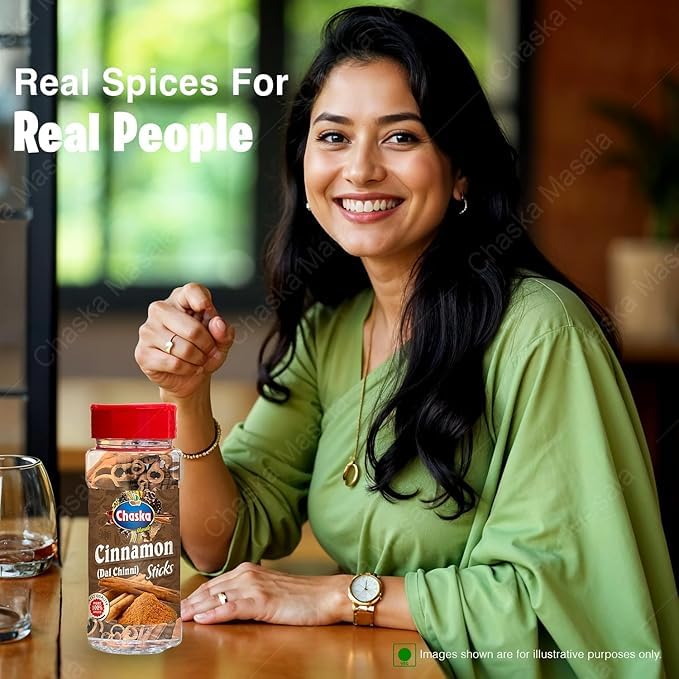 Chaska Masale Cinnamon Sticks Original 100gm | SriLankan Dalchini Cinnamon Stick | World's Finest Ceylon Cinnamon Quills | Genuine Source Certified