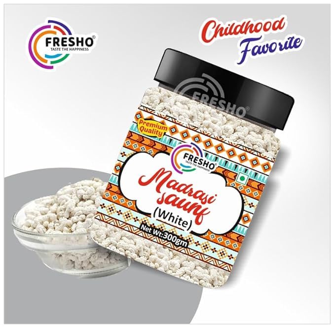 FRESHO WHITE SAUNF Madrasi Saunf (300 gm)