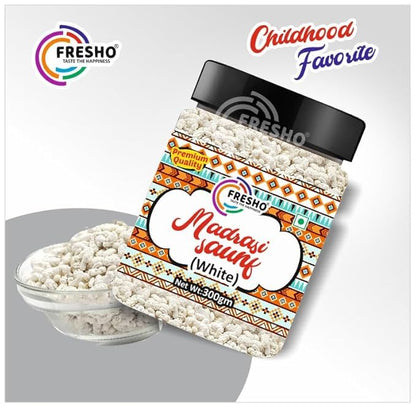 FRESHO WHITE SAUNF Madrasi Saunf (300 gm)
