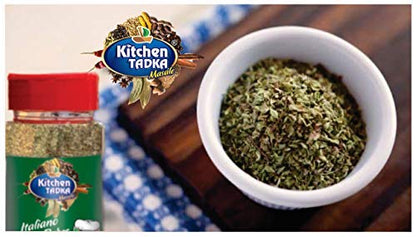 Kitchen Tadka-|Italian|Oregano|Chilli Flakes|Pizza|Pasta|Seasoning|Powder|Herbs Mix|Combo Pack of 3|Dispenser pack Bottle|100gm Each
