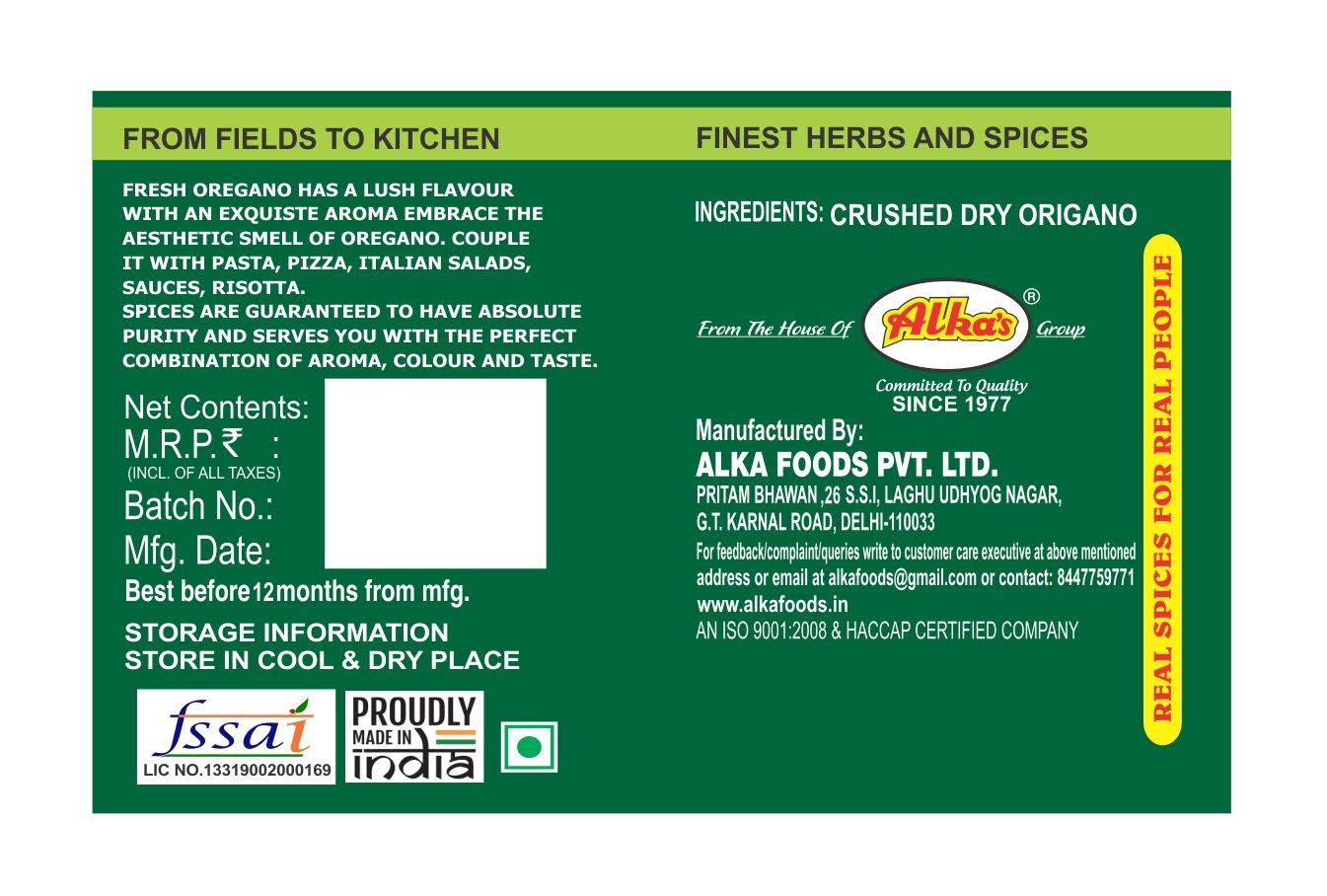 Kitchen Tadka|Chilli Flakes|Oregano|Mixed Herbs|Seasoning|Best for Pizza pasta|Italian Dishes|No Artificial Colours|Pack of 2|100gm Each