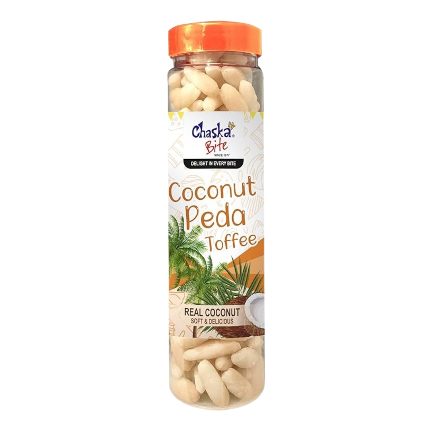 CHASKA BITE Coconut Peda Soft & Chewy Toffee | Real Peda Toffee |Candy ...