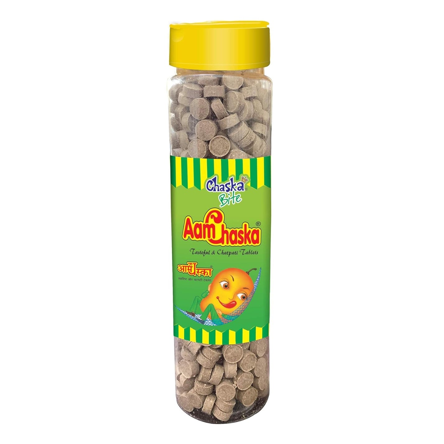 ALKAS Chaska Bite Aam Chaska Chatpati Tablet Dry Mango Candy Digestive Pack Of 1 Chatpata Candy,250 Gram