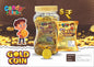 Candy Club Choco Gold Coin – Milk Chocolate Gold Coin Candy | ₹1 Chocolate Coin | 150 Pcs Jar